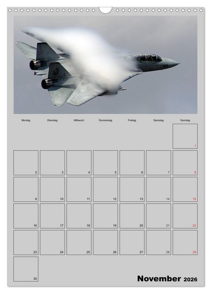 Produktbild: Milit&auml;r. U.S. Kampfflugzeuge (Wandkalender 2026 DIN A3 hoch), CALVENDO Monatskalender