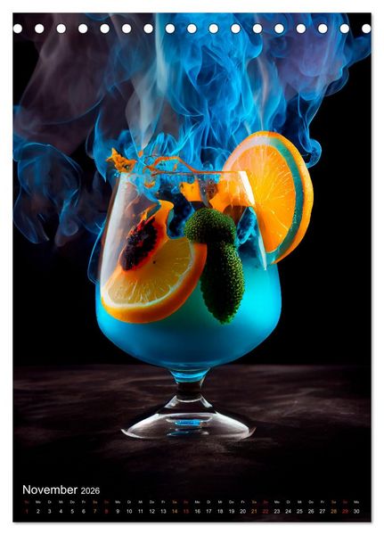 Produktbild: Cocktails - Bew&auml;hrter Genuss neu interpretiert (Tischkalender 2026 DIN A5 hoch), CALVENDO Monatskalender