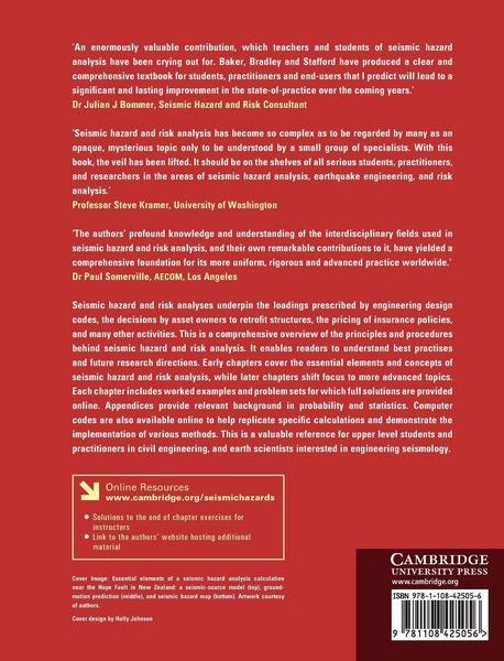 Produktbild: Seismic Hazard and Risk Analysis