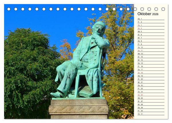 Produktbild: Zwickau - Stadt an der Mulde (Tischkalender 2026 DIN A5 quer), CALVENDO Monatskalender