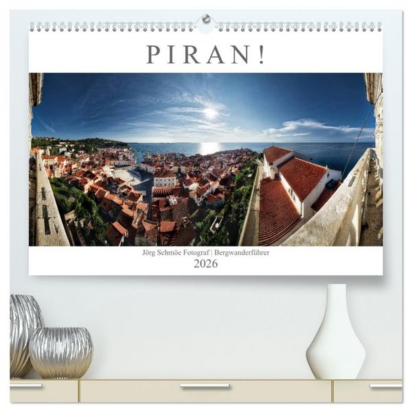 Produktbild: PIRAN! (hochwertiger Premium Wandkalender 2026 DIN A2 quer), Kunstdruck in Hochglanz