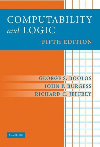 Produktbild: Computability and Logic