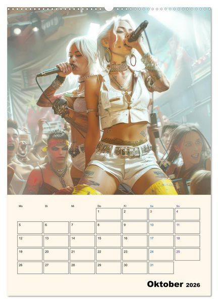 Produktbild: Punkerg&ouml;ren - In Aktion (Wandkalender 2026 DIN A2 hoch), CALVENDO Monatskalender
