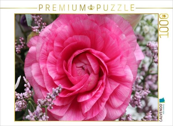 Produktbild: CALVENDO Puzzle Perfekte Ranunkelbl&uuml;te | 1000 Teile Lege-Gr&ouml;&szlig;e 64x48cm Foto-Puzzle f&uuml;r gl&uuml;ckliche Stunden
