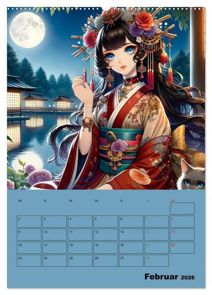 Produktbild: Sehnsucht nach Fantasie (Wandkalender 2026 DIN A2 hoch), CALVENDO Monatskalender