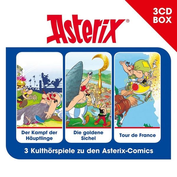 Produktbild: Asterix - H&ouml;rspielbox Vol. 2 (3 CDs)