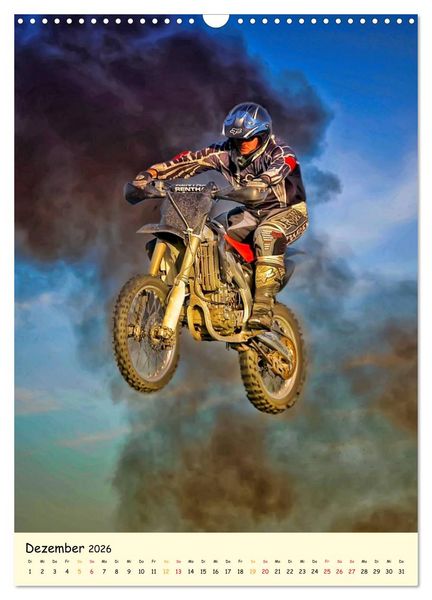 Produktbild: Motocross - einfach cool (Wandkalender 2026 DIN A3 hoch), CALVENDO Monatskalender