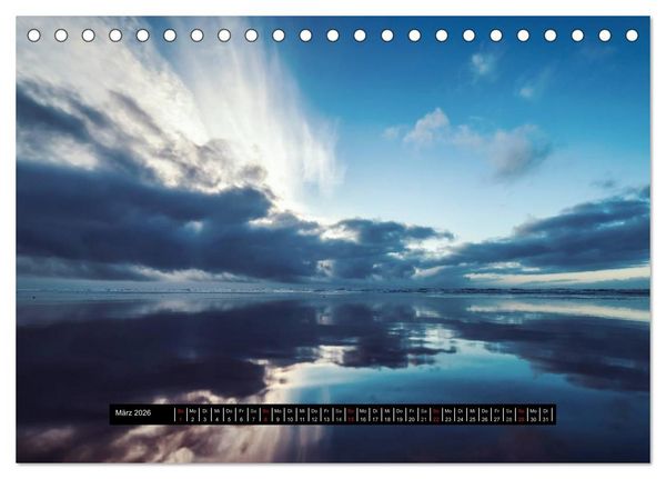 Produktbild: Abendlicht &uuml;ber der Nordsee (Tischkalender 2026 DIN A5 quer), CALVENDO Monatskalender