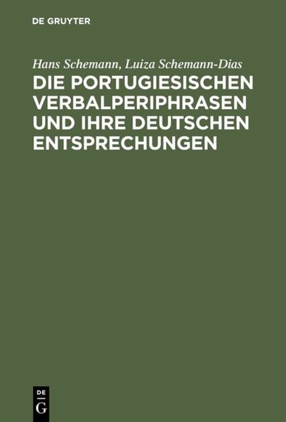 Produktbild: Die portugiesischen Verbalperiphrasen und ihre deutschen Entsprechungen
