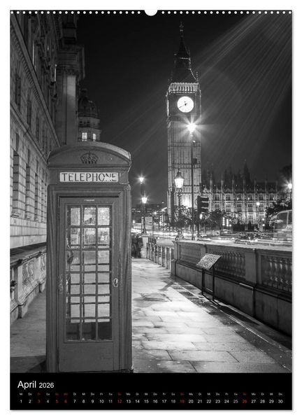 Produktbild: Big City London (Wandkalender 2026 DIN A2 hoch), CALVENDO Monatskalender