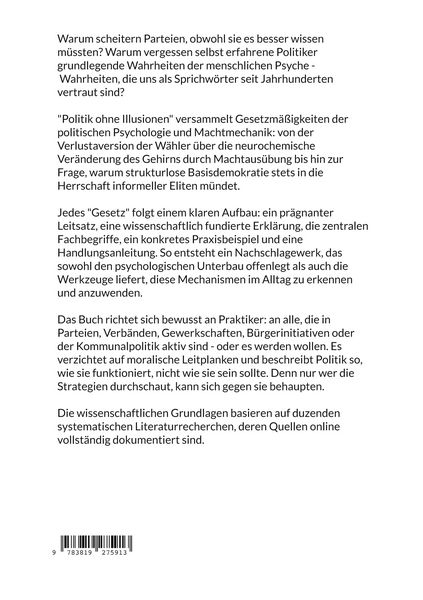Produktbild: Politik ohne Illusionen