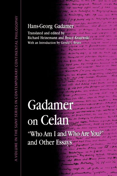 Produktbild: Gadamer on Celan