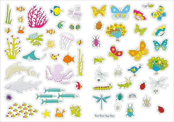 Produktbild: Gro&szlig;es Sticker-Buch. Zoo