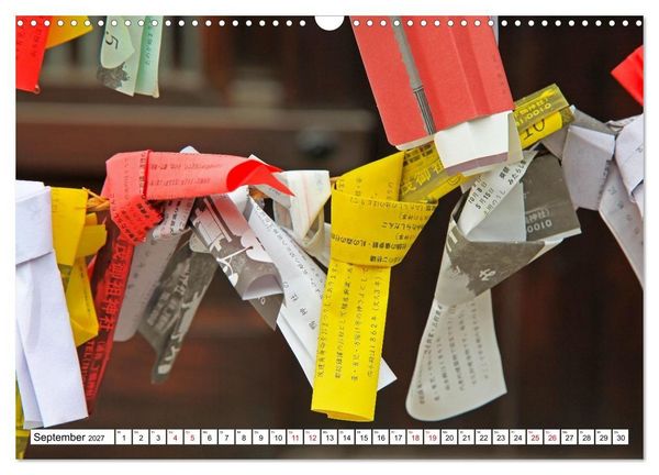 Produktbild: Japan Gl&uuml;cksbringer (Wandkalender 2027 DIN A3 quer), CALVENDO Monatskalender