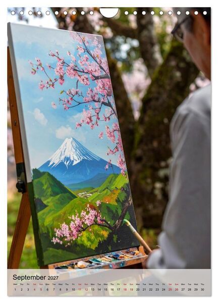 Produktbild: Easel in a Quiet World (Wall Calendar 2027 DIN A4 portrait), CALVENDO 12 Month Wall Calendar