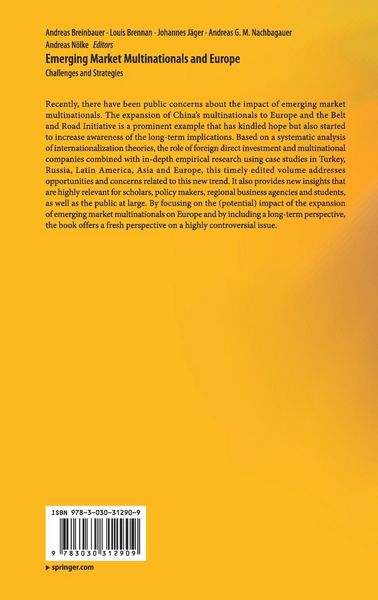 Produktbild: Emerging Market Multinationals and Europe