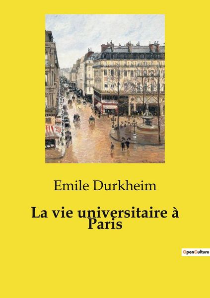 Produktbild: La vie universitaire &agrave; Paris