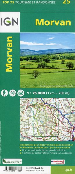 Produktbild: Morvan 1:75000