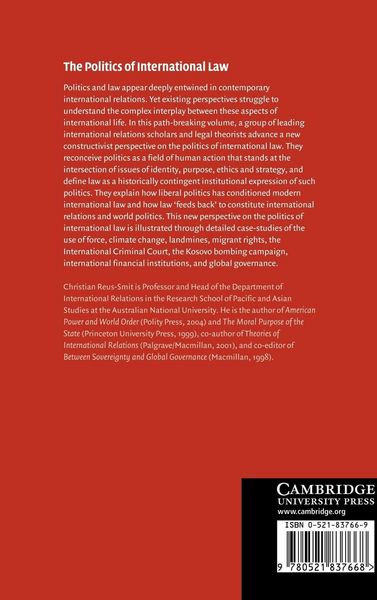 Produktbild: The Politics of International Law