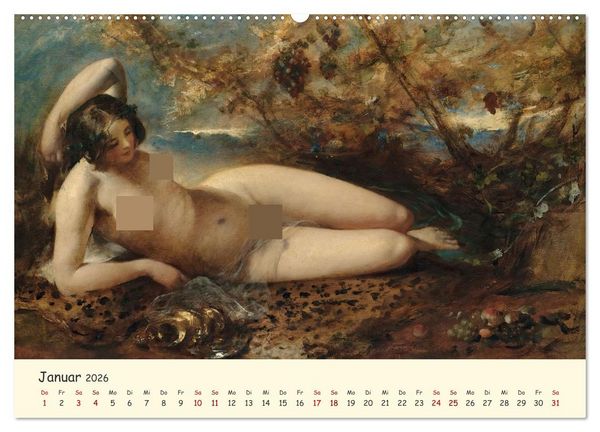 Produktbild: Zeitlose Muse (Wandkalender 2026 DIN A2 quer), CALVENDO Monatskalender
