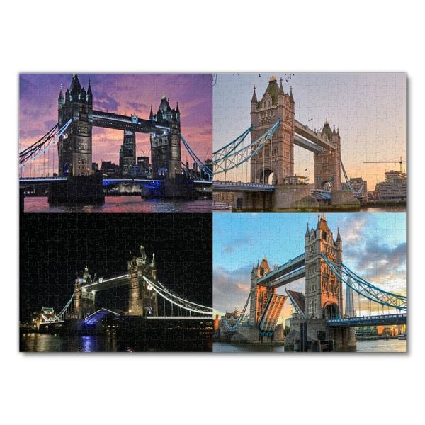 Produktbild: Lais Puzzle Collage Tower Bridge London 1000 Teile