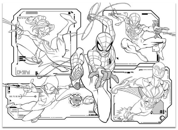 Produktbild: Marvel Puzzle DF Maxi Floor 4 X 48 Spider-Man