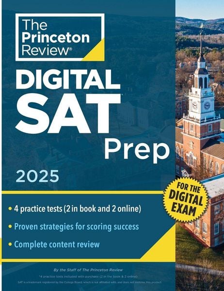 Produktbild: Princeton Review Digital SAT Prep, 2025