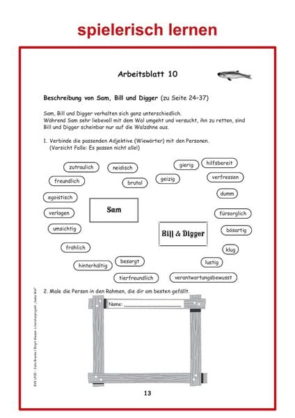 Produktbild: Literaturprojekt zu Sams Wal