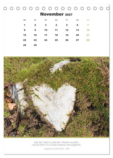 Produktbild: Attraktive Herzmotive 2027 (Tischkalender 2027 DIN A5 hoch), CALVENDO Monatskalender