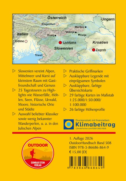 Produktbild: Slowenien 25 Wanderabenteuer zwischen Alpen und Adria