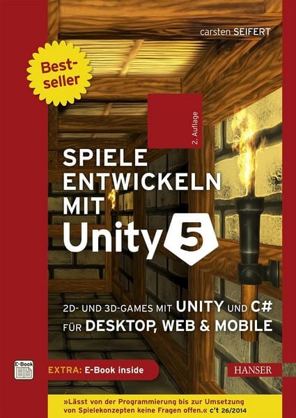 Produktbild: Spiele entwickeln mit Unity 5