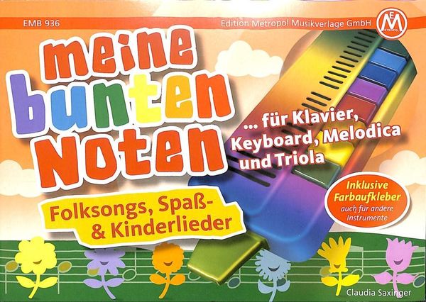 Produktbild: Meine bunten Noten f&uuml;r Klavier, Keyboard, Melodica , Triola