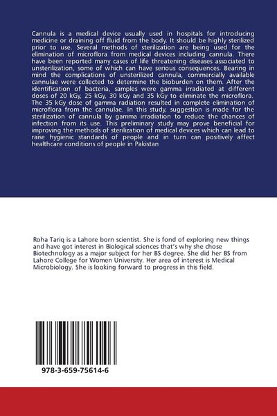Produktbild: Infection control through Gamma Irradiation sterilization of cannula