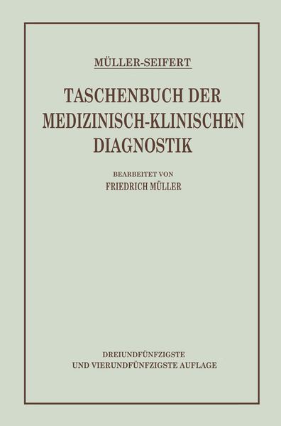 Produktbild: Taschenbuch der Medizinisch-Klinischen Diagnostik
