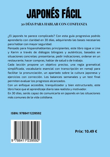 Produktbild: Japon&eacute;s F&aacute;cil: 30 D&iacute;as para Hablar con Confianza