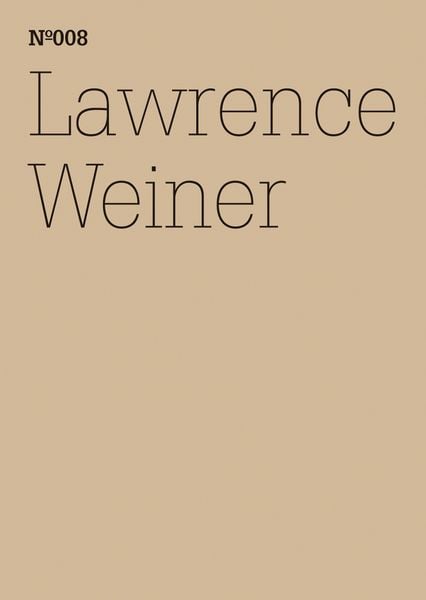 Produktbild: Lawrence Weiner