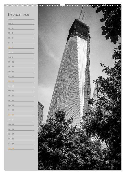 Produktbild: New York Vertical (Wandkalender 2026 DIN A2 hoch), CALVENDO Monatskalender
