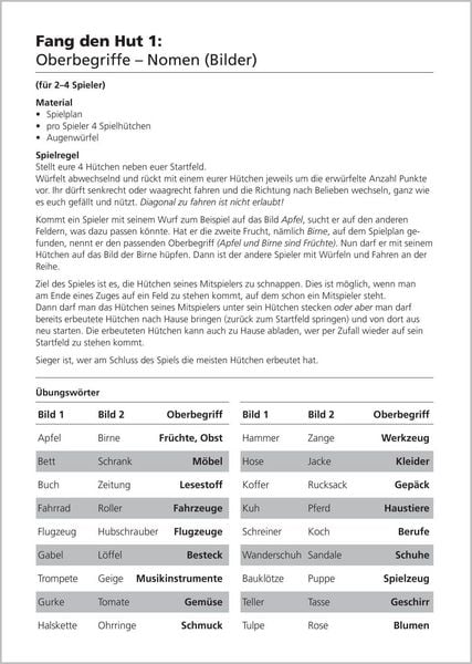 Produktbild: Sprachspiele zum Grundwortschatz