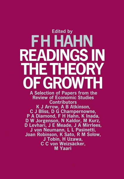 Produktbild: Readings in the Theory of Growth