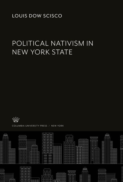 Produktbild: Political Nativism in New York State