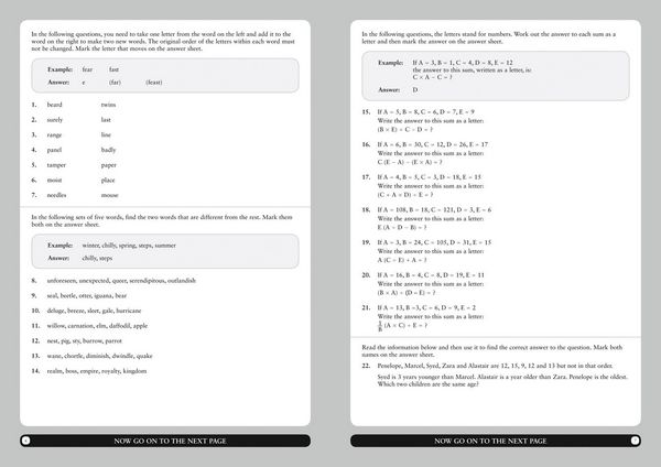 Produktbild: 11+ Verbal Reasoning Practice Papers Set B