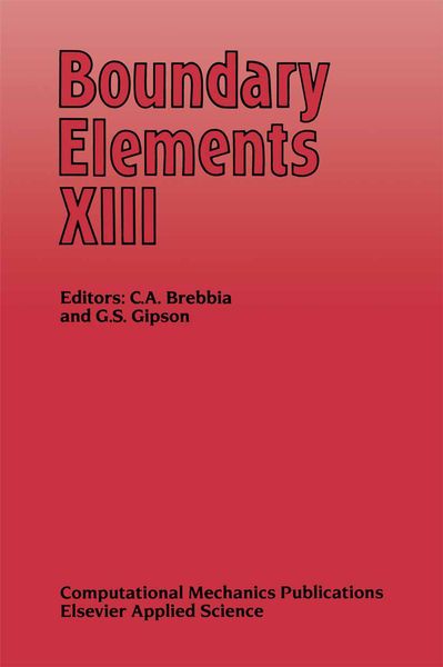 Produktbild: Boundary Elements XIII