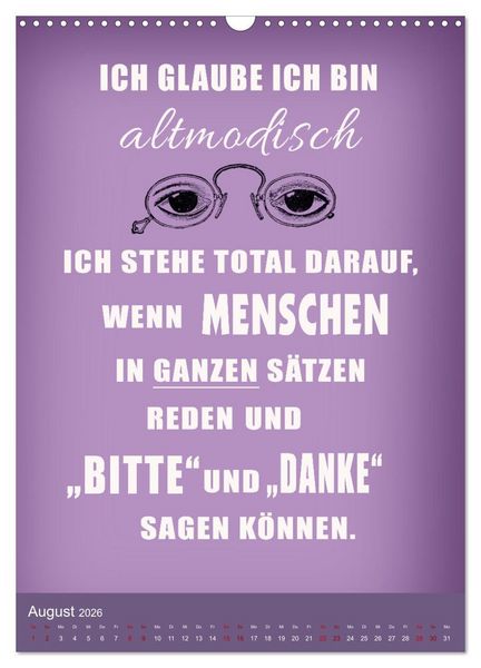 Produktbild: B&uuml;ro und so ... (Wandkalender 2026 DIN A3 hoch), CALVENDO Monatskalender