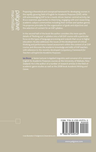 Produktbild: Theory and Concepts of English for Academic Purposes