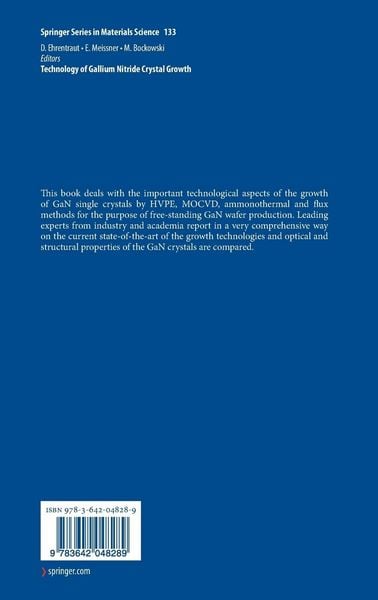 Produktbild: Technology of Gallium Nitride Crystal Growth