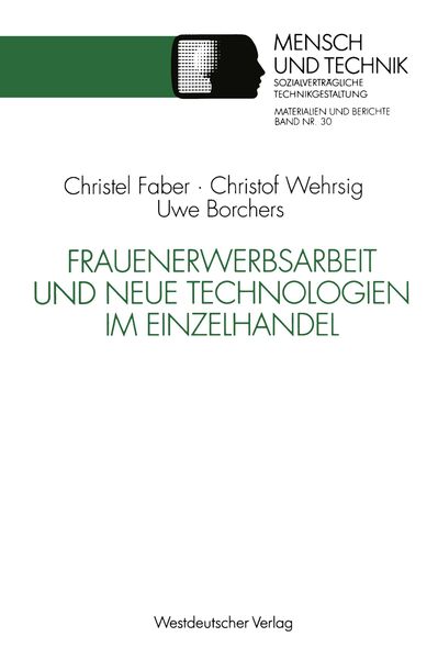 Produktbild: Frauenerwerbsarbeit und Neue Technologien im Einzelhandel