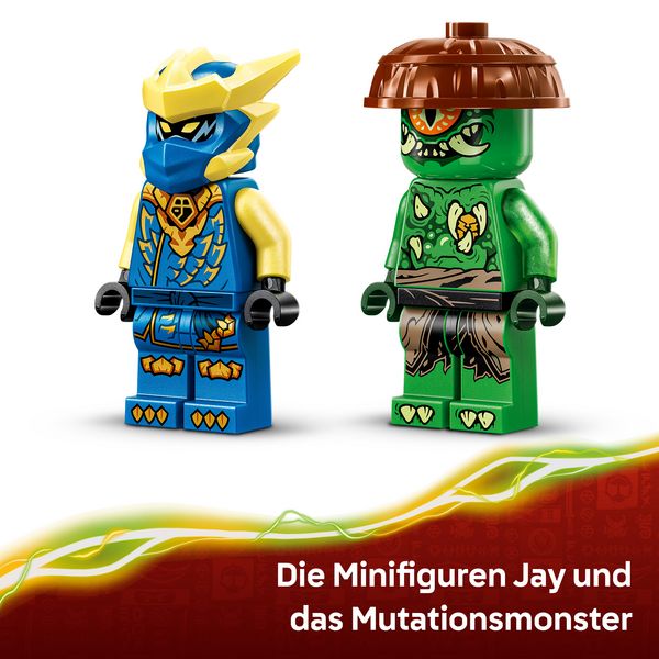 Produktbild: LEGO NINJAGO 71853 Duell mit Jays Drachen-Mech, Spielzeug ab 4 Jahren