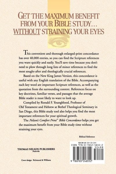 Produktbild: The Comfort Print Bible Concordance