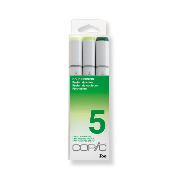 Produktbild: Copic Pinselmarker Set Sketch Color Fusion 5 3 St&uuml;ck