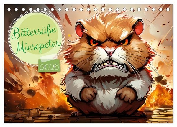 Bittersüße Miesepeter (Tischkalender 2026 DIN A5 quer), CALVENDO Monatskalender